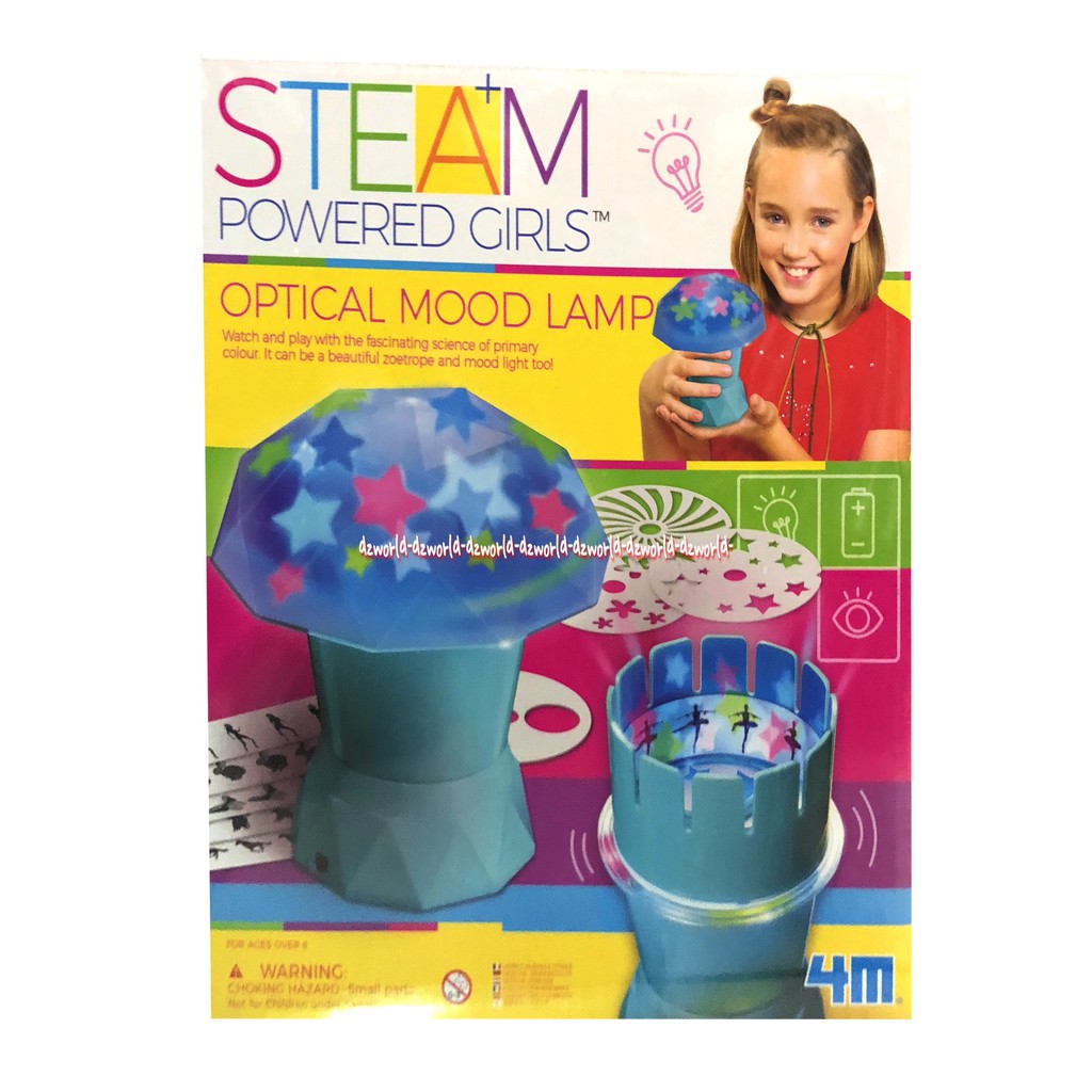 4M Steam Powered Girl Optical Mood Lamp Mainan Science Anak