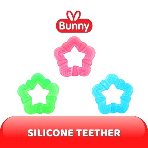 LUSTY Bunny Mainan gigitan Bayi Segi 5 Teether