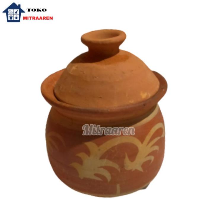 Monggo] Kendi Ukir Tempat Rebus Jamu Godogan Jamu Tanah Liat Tradisional