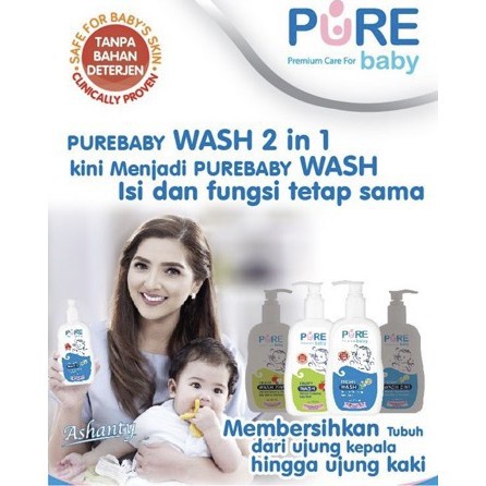 Pure Baby Wash 230ml Sabun Mandi Bayi WHS