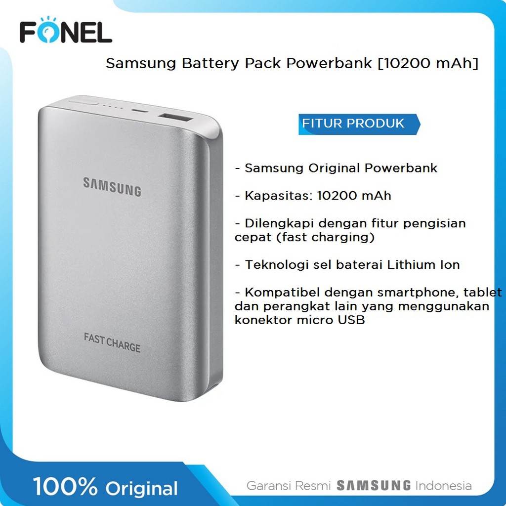 Samsung Original Fast Charging Battery Pack Powerbank [10200 mAh]