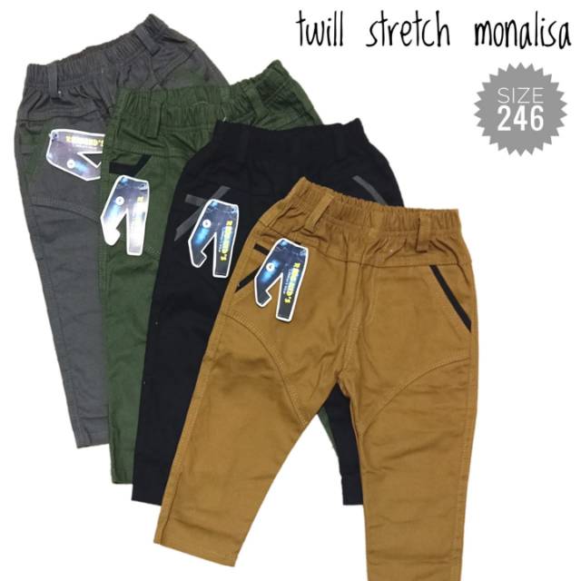 Chino anak celana  chino panjang bahan katun  stretch 