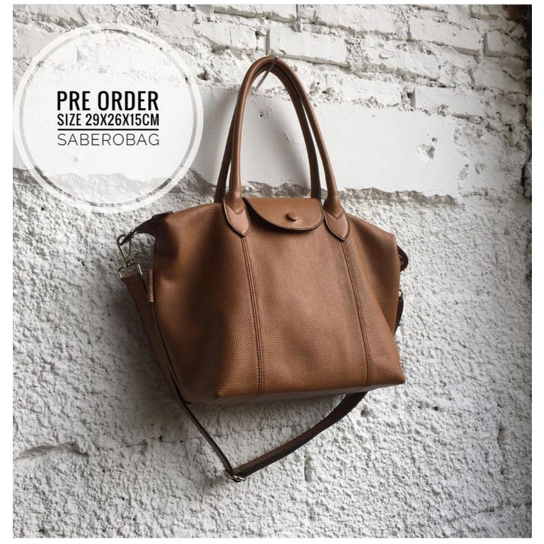 preloved sabero leather bag