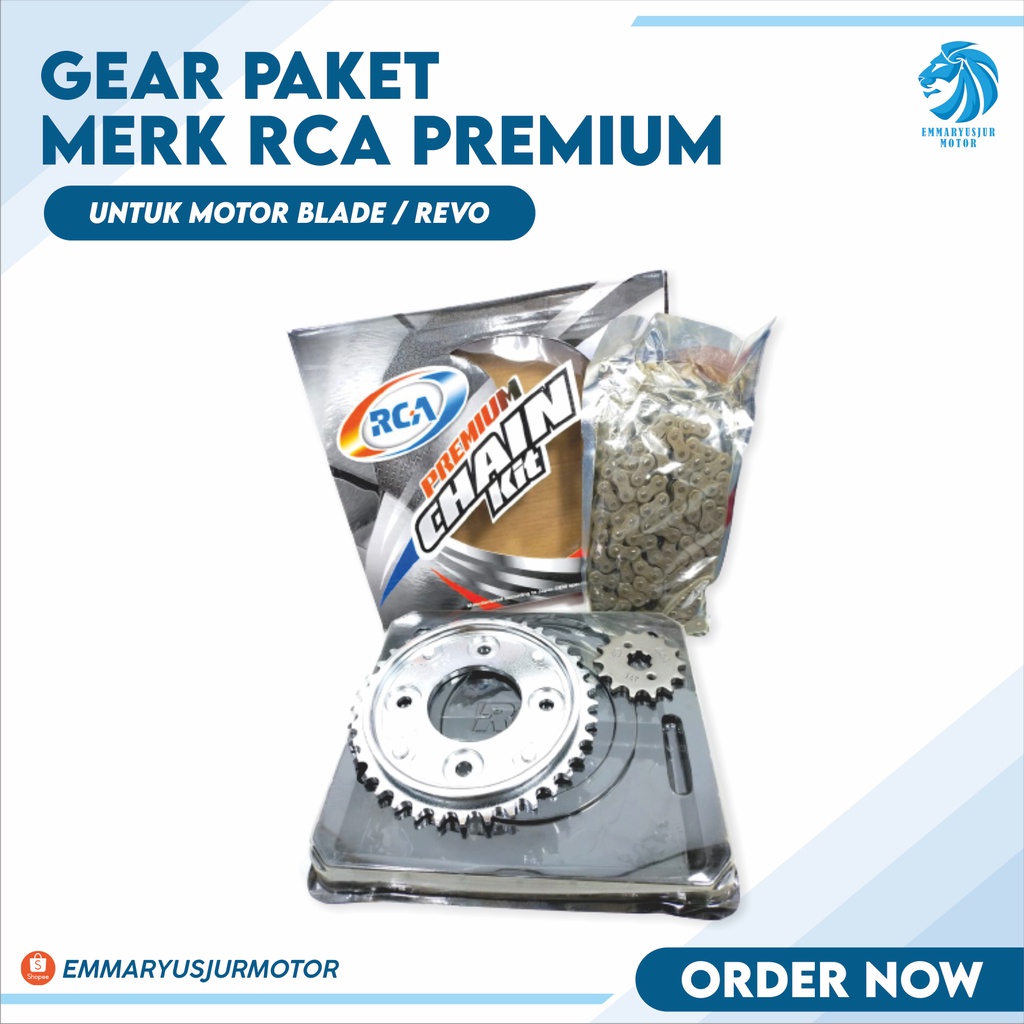GIR PAKET GEAR SET BLADE REVO ABSOLUTE RCA PREMIUM