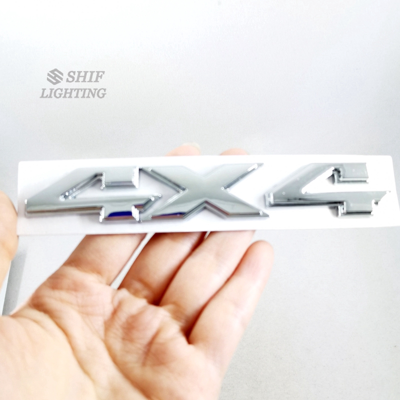 1x Stiker Emblem Badge Logo Bagasi Belakang Mobil 4 x 4 4x4 Limited Logo Untuk Jeep Ford