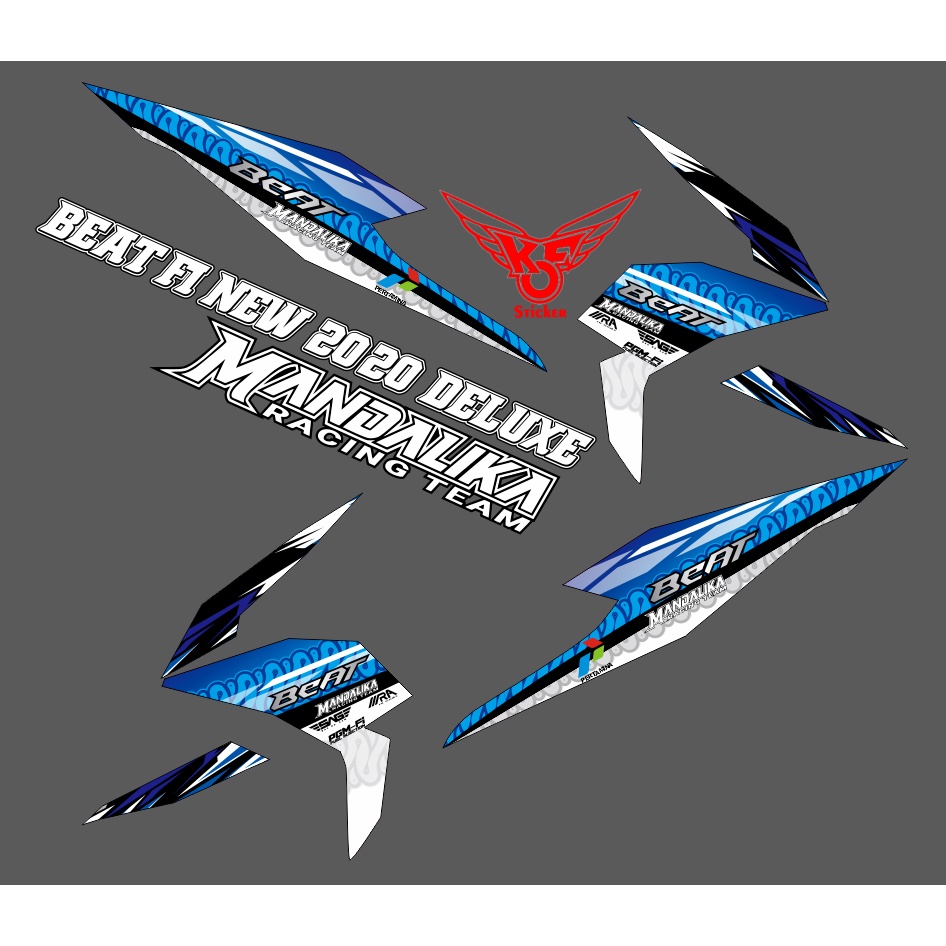 STRIPING STIKER HONDA BEAT FI NEW 2020 MANDALIKA