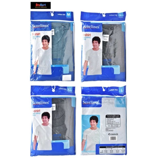 Scorlines T-Shirt Kaos Oblong Misty