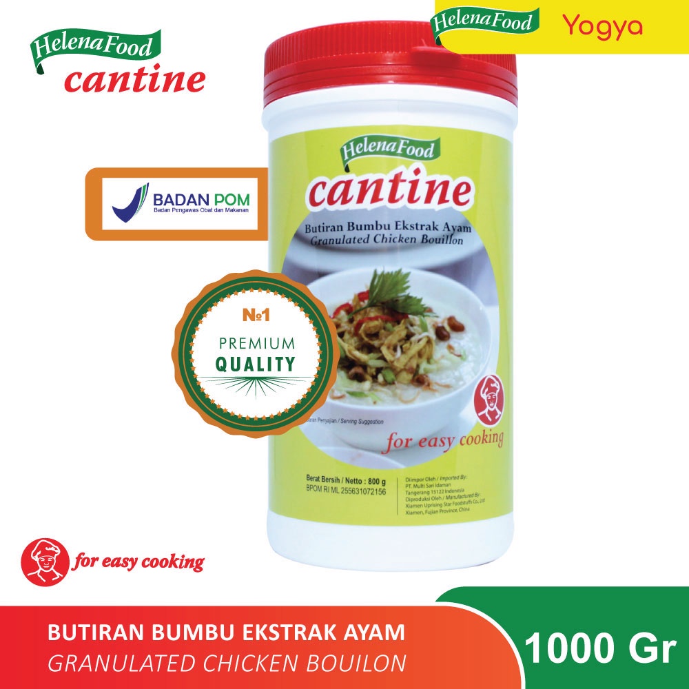 

Butiran Bumbu Ekstrak Ayam Granulated Bouillon Cantine 800 g
