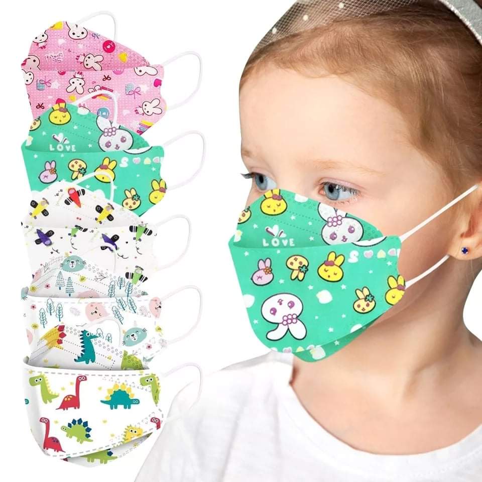 Masker Anak Motif Tipe KF 94 4ply 4layer 4lapis isi 10 pcs per pack