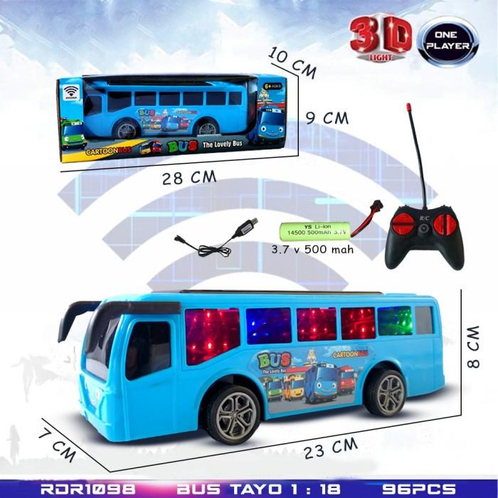 Mobil Remot Mobil Rc Bus Tayo Mainan Anak Mobil Radio Remote Control Rdr1098 Radar