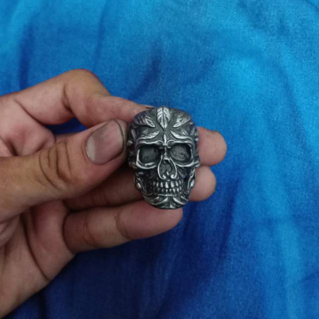 Skullring-ringskull-cincin tengkorak-fourspeed metalwerks deadleaf original
