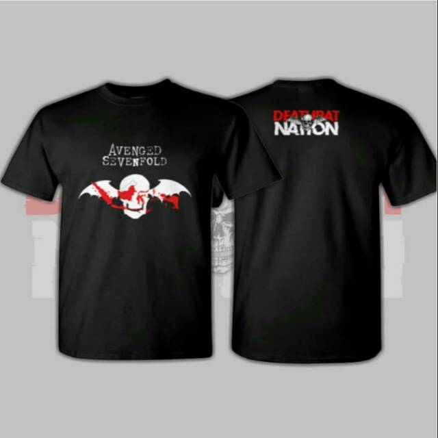 KAOS OFFICIAL DEATHBAT NATION INDONESIA AVENGED SEVENFOLD
