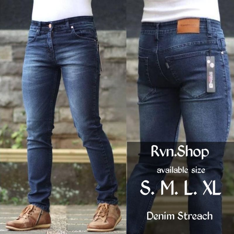 CELANA PANJANG PRIA JEANS SLIMFIT DENIM STRETCH ORIGINAL TERBARU