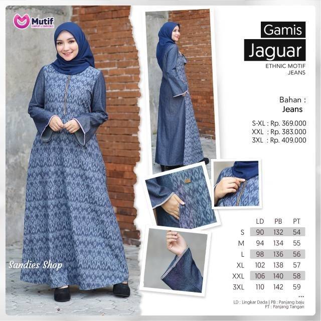 Gamis Jaguar Mutif,  Gamis Mutif Jaguar Original 100 % By Mutif