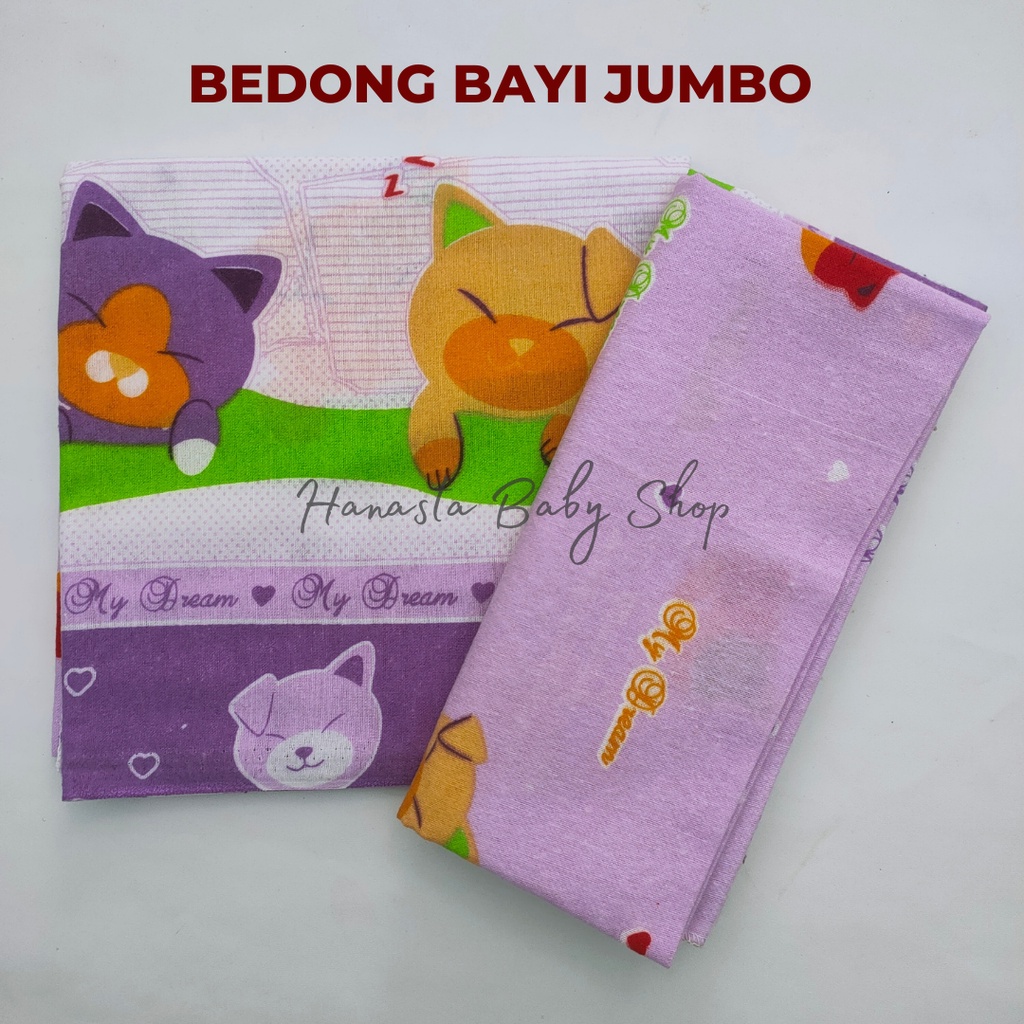 Bedong Bayi Newborn Jumbo Perlengkapan Bayi Baru Lahir