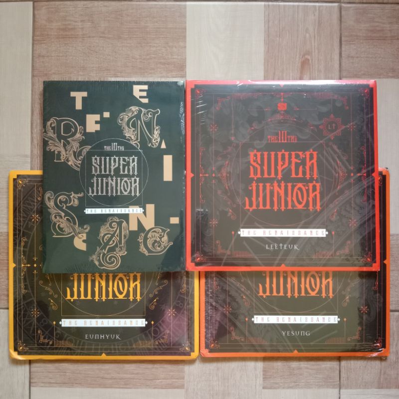 Super Junior Album The Renaissance Eunhyuk Leeteuk Yesung Beautiful Sealed