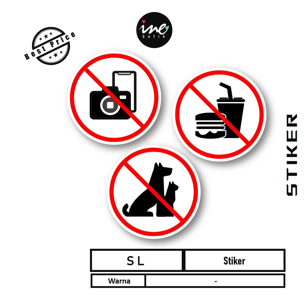 

STIKER LARANGAN | STIKER DILARANG | STIKER BULAT CUTING KISSCUT