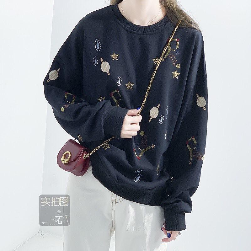 Stars sweater / Hoodie / Hoodie wanita/ PAKAIAN WANITA - SWEATER / Hoodie terlaris - Baju kekinian