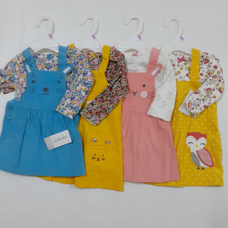 Original Overall Dress Set /Dress Anak/Gaun Anak