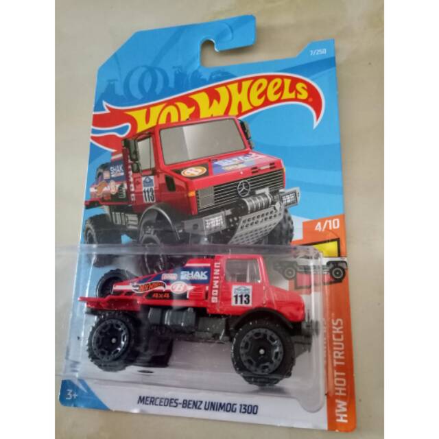 MERCEDES -BENZ UNIMOG 1300 HOT WHEELS