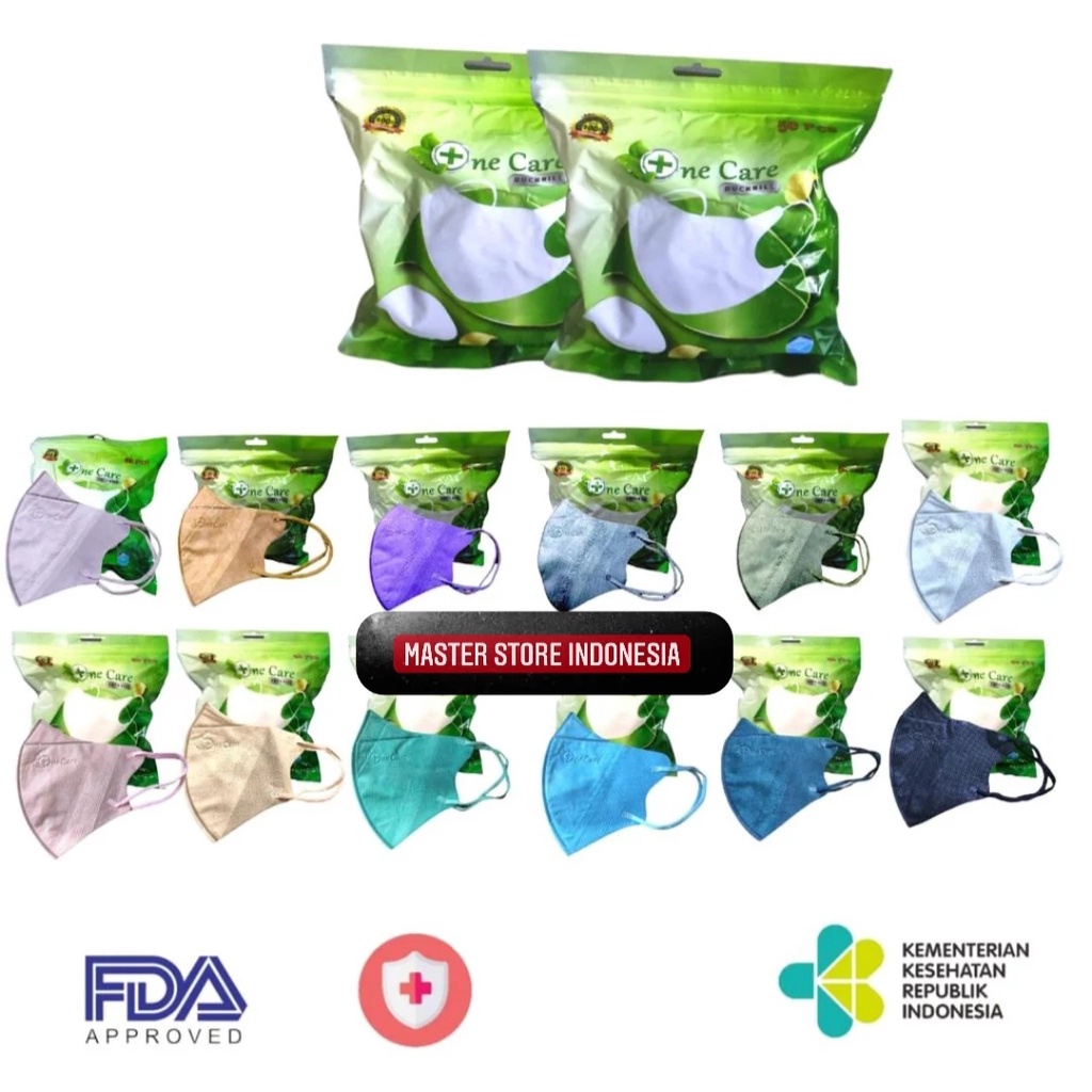 Masker duckbill one care isi 50pcs sachet