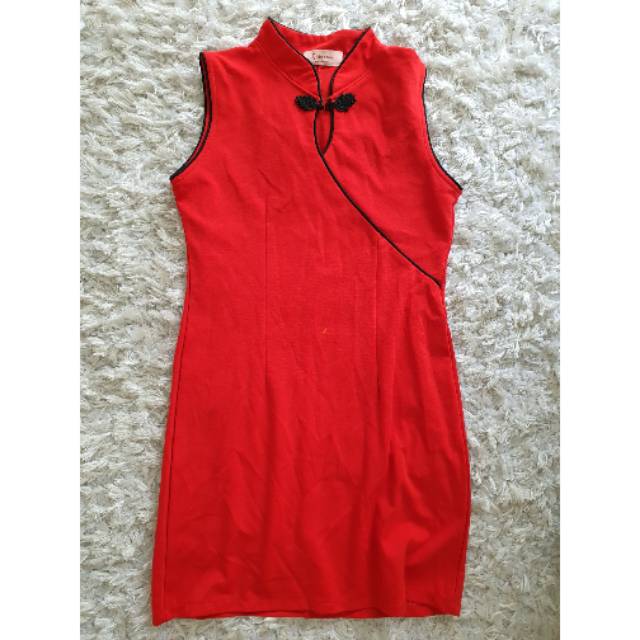 Dress imlek merah