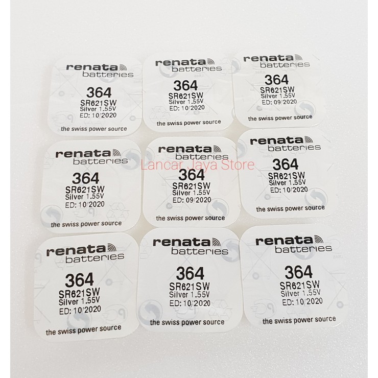 Baterai Renata Swiss 364 - SR621SW original