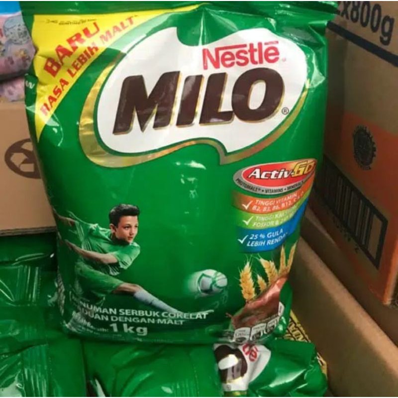 

READY.. Milo 3 in 1 kemasan 1kg + 200gr