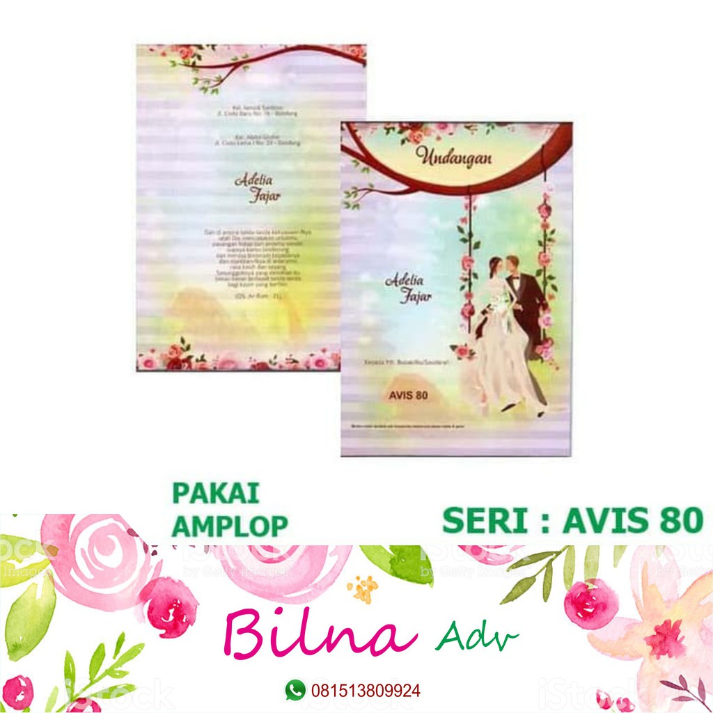 

UNDANGAN TERBARU AVIS 80 MODEL AMPLOP