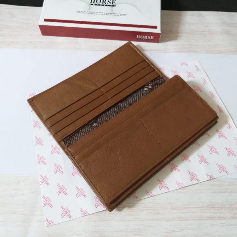 Dompet kulit asli premiumDompet panjang horse imperial