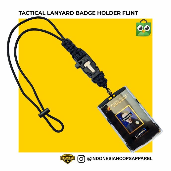 

Tactical Lanyard Badge Holder (Dilengkapi pematik api)