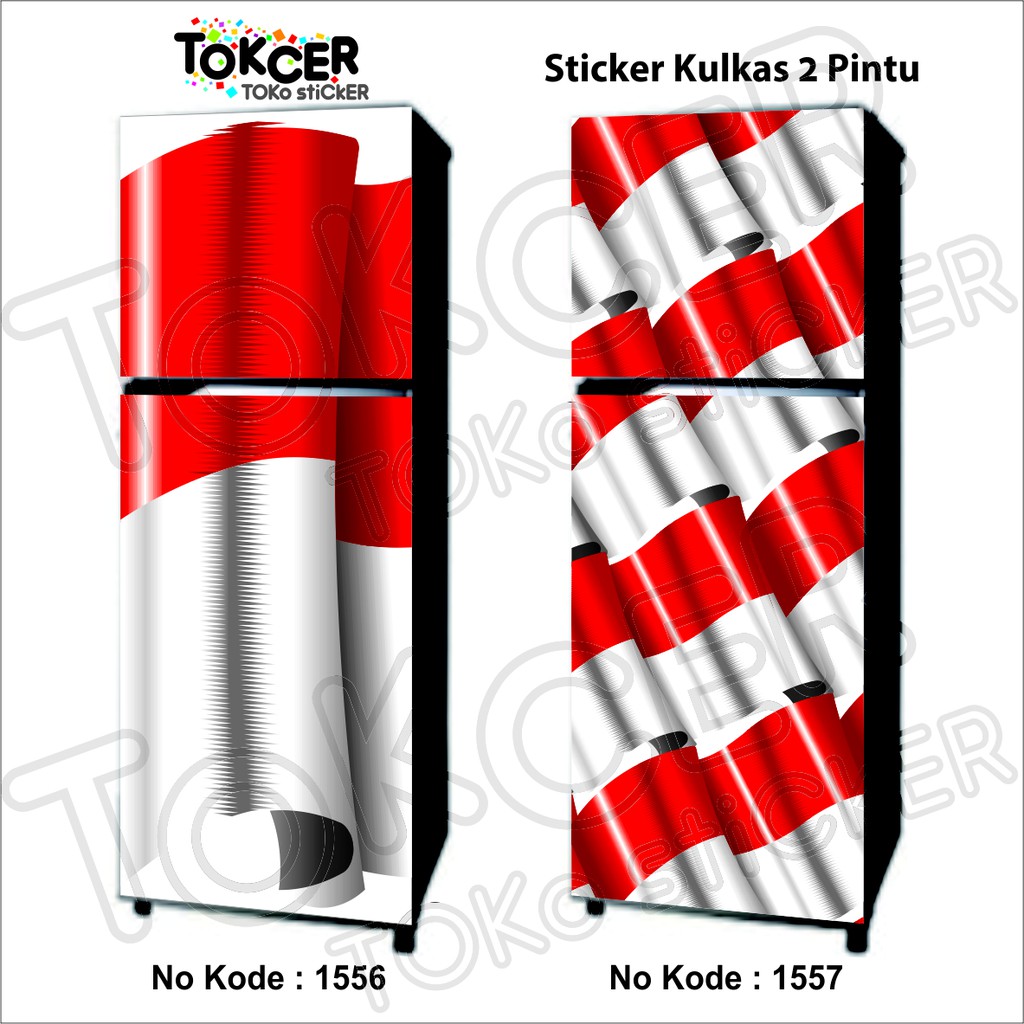 Sticker Kulkas 2 Pintu dan 1 Pintu