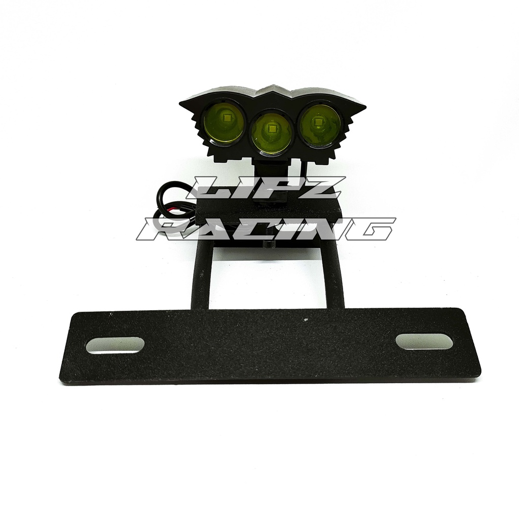 PAKET LAMPU RX-KING VARIASI MODEL OWL MINI + BREKET NOPOL / LAMPU RX-KING SRIES