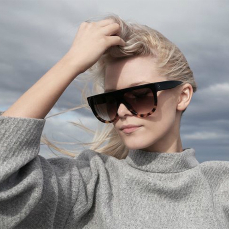 European and American large frame wild fashion trend men and women sunglasses