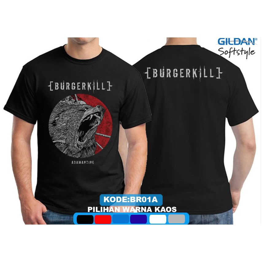 Kaos burgerkill adamantine original gildan softstyle br01a