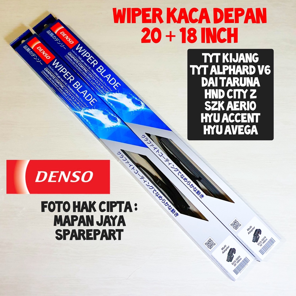 WIPER KACA DEPAN ALPHARD V6 / KIJANG / TARUNA ORI