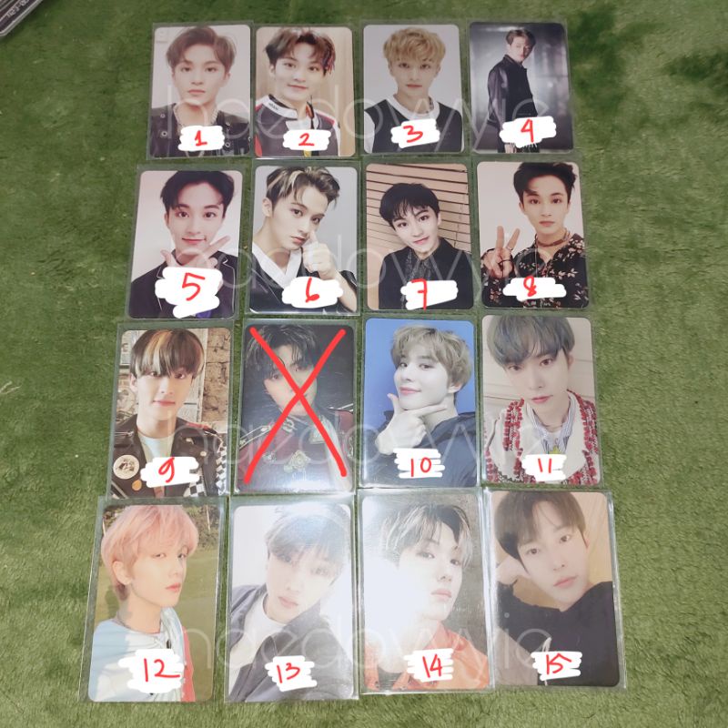 wts pc photocard official nct mark doyoung jaehyun jisung epoxy kihno departure neozone kuaci arriva