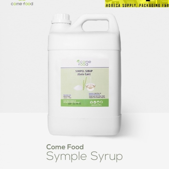 

Come Food Gula Cair Tebu 6 Kg / Simpel Sirup / Simply Syrup Premium