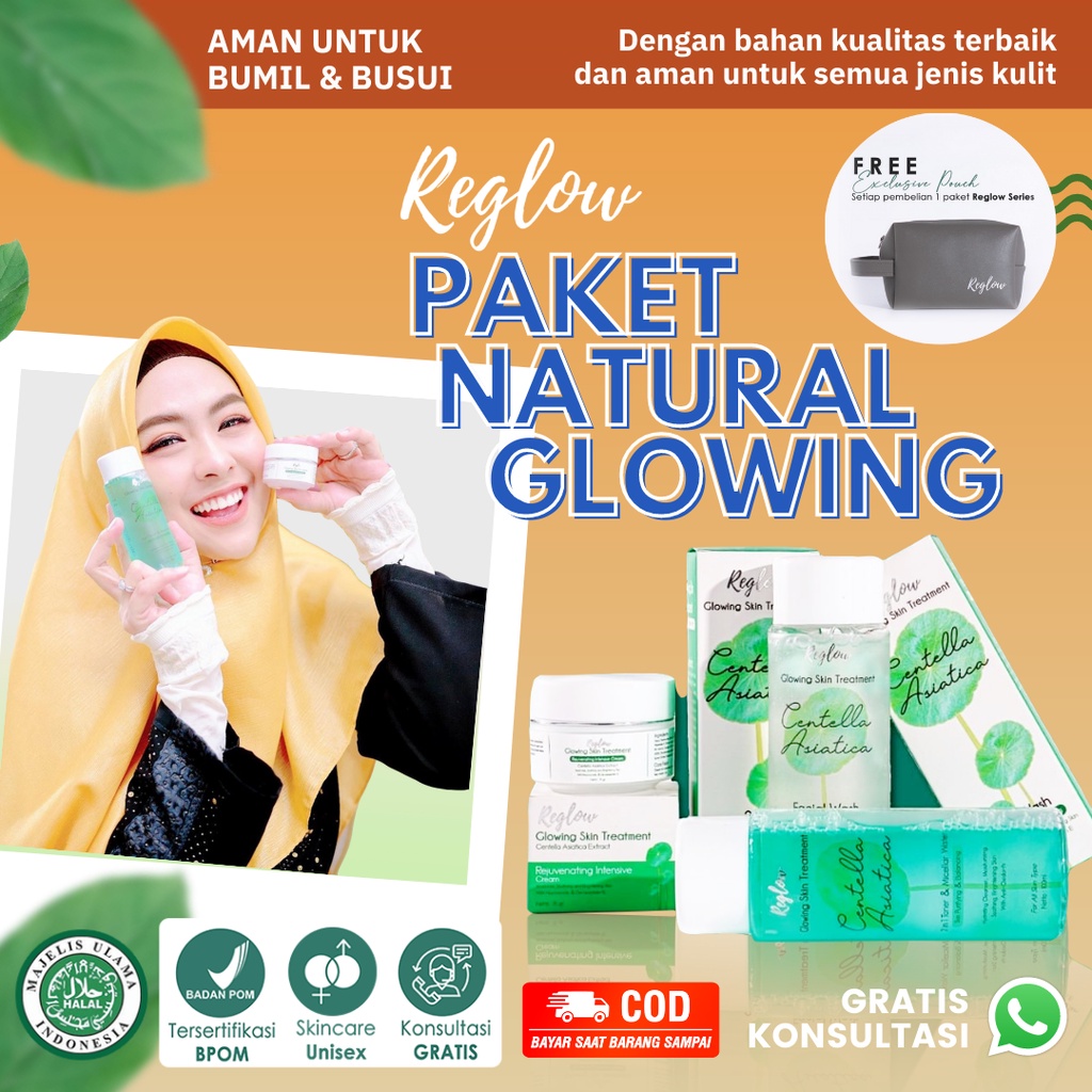 Paket Glowing Skincare Terbaik Reglow Original Aman BPOM / COD