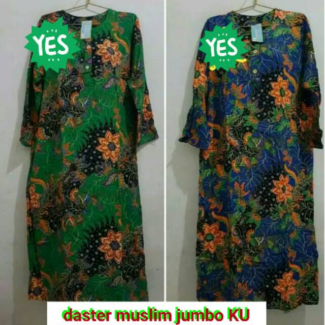 Daster muslim jumbo abaya Kencana ungu