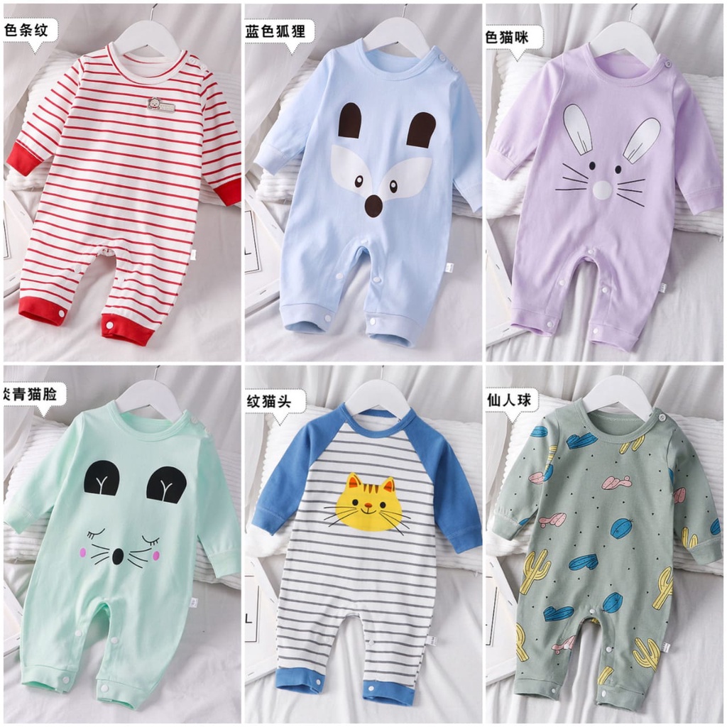 HappyOliver JUMPER IMPORT PANJANG baju bayi imut lucu jumper panjang import PART 2