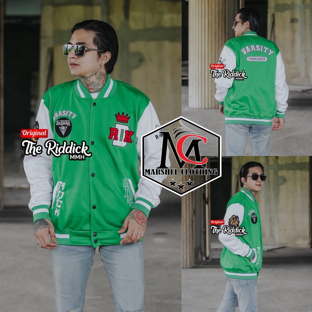 RCL - Jaket Varsity Baseball Pria Wanita - Varsity Jacket Vintage Baseball Original Skullend Baseball Pria Wanita