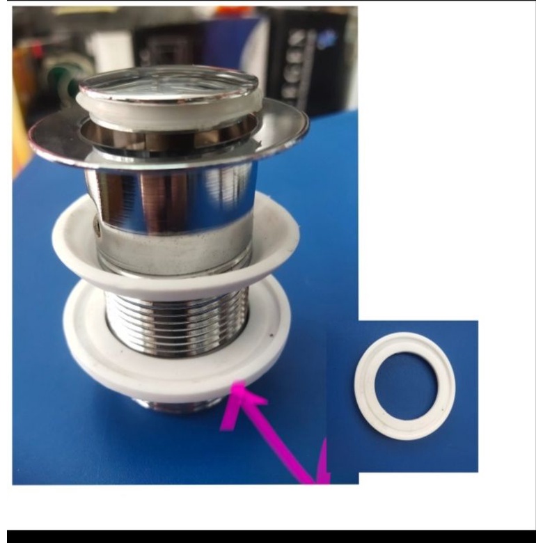 Karet seal afur wastafel sparepart Model Rata