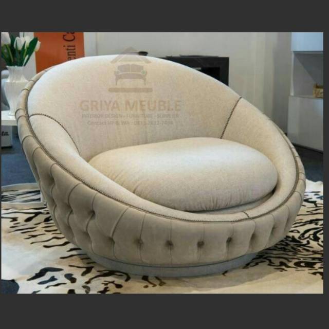 Sofa Bulat-Sofa single