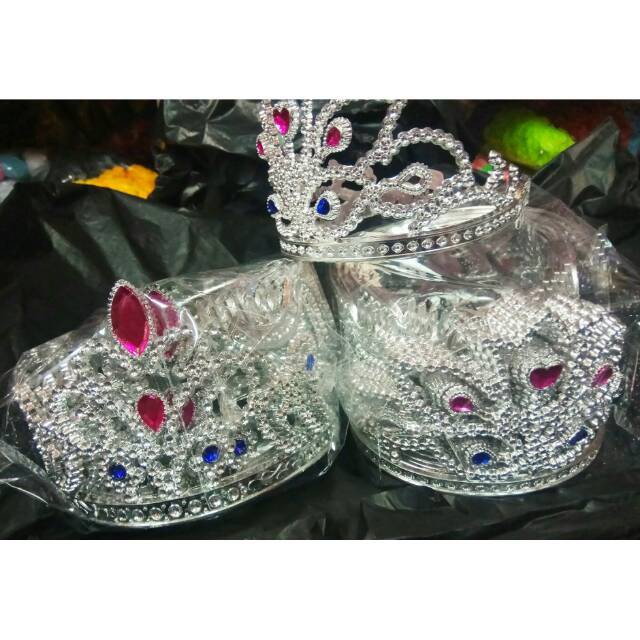 grosir  Mahkota silver 12 PCS/crown king/princes crown