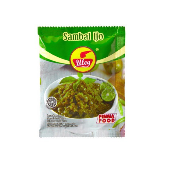 

ULEG SAMBEL IJO SACHET (10 SACHET X 20 GR)