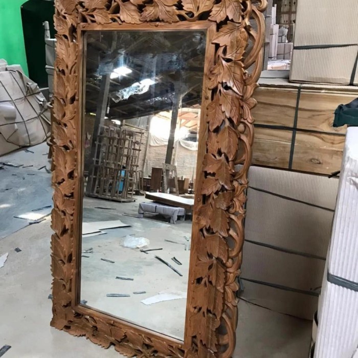 PIGURA CERMIN JATI 170cm x 80cm