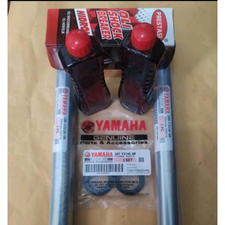 AS SHOCK DEPAN MIO NEW TIPE KLIK / KLIP + SEAL SHOCK + SEAL DEBU +OLI SHOCK PETROASIA -28D