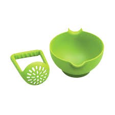 Babysafe food masher bowl mangkok penghalus makanan MPASI