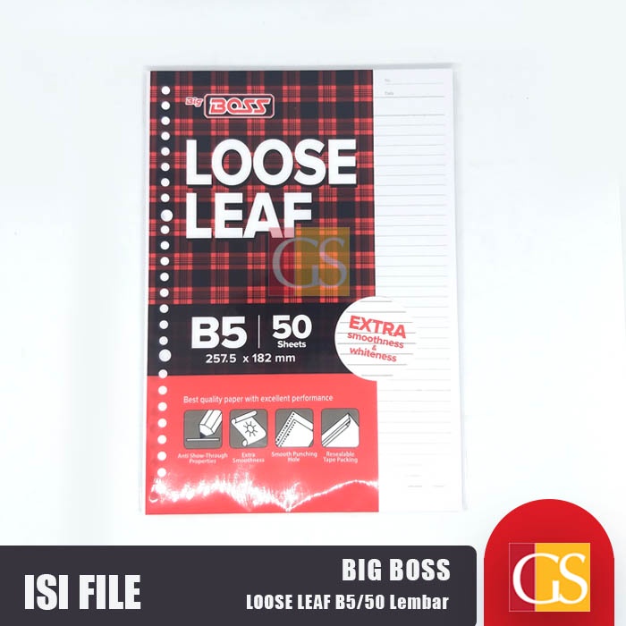 

ISI BINDER FILE LOOSE LEAF B5 50 LEMBAR